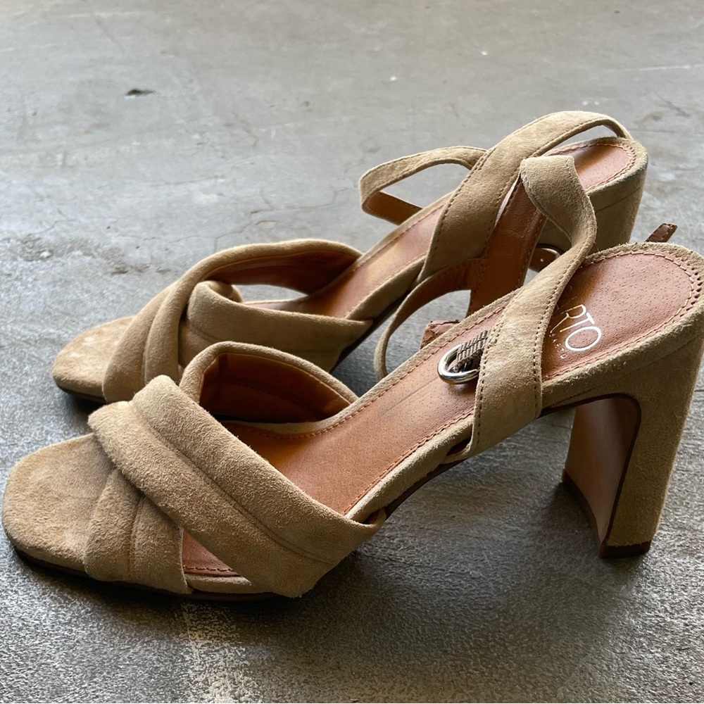 Franco Sarto Suede Sandals